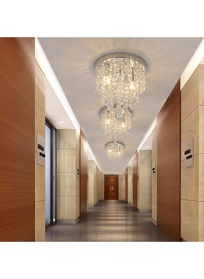 Modern G9 LED Artificial Crystal Pendant Chandelier Lamp Ceiling Light Decor golden 29.95x29.6x11.8centimeter  - Image 3