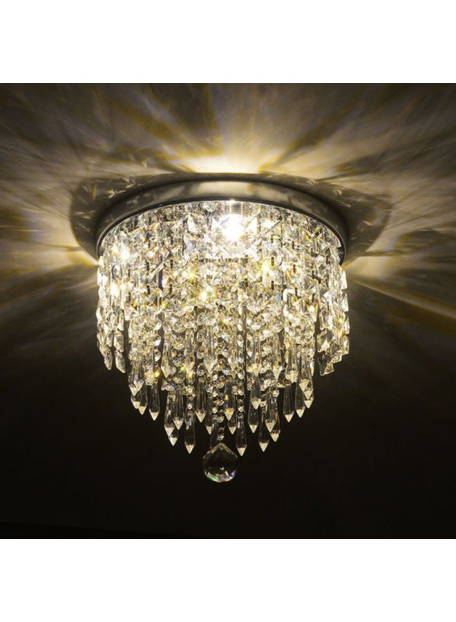 Modern G9 LED Artificial Crystal Pendant Chandelier Lamp Ceiling Light Decor golden 29.95x29.6x11.8centimeter  - Image 5