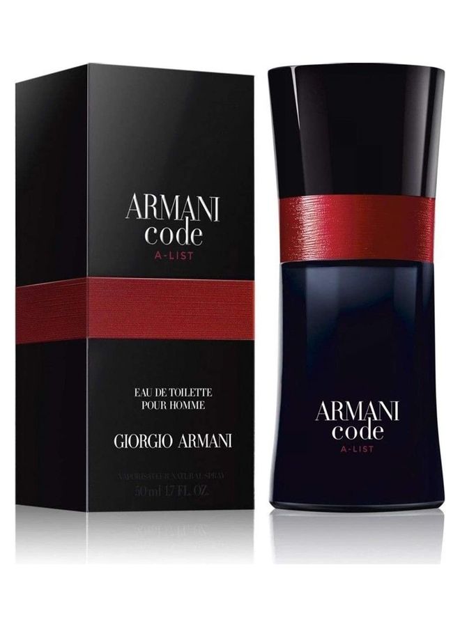 GIORGIO ARMANI - Code A-List EDT 50ml - Image 1