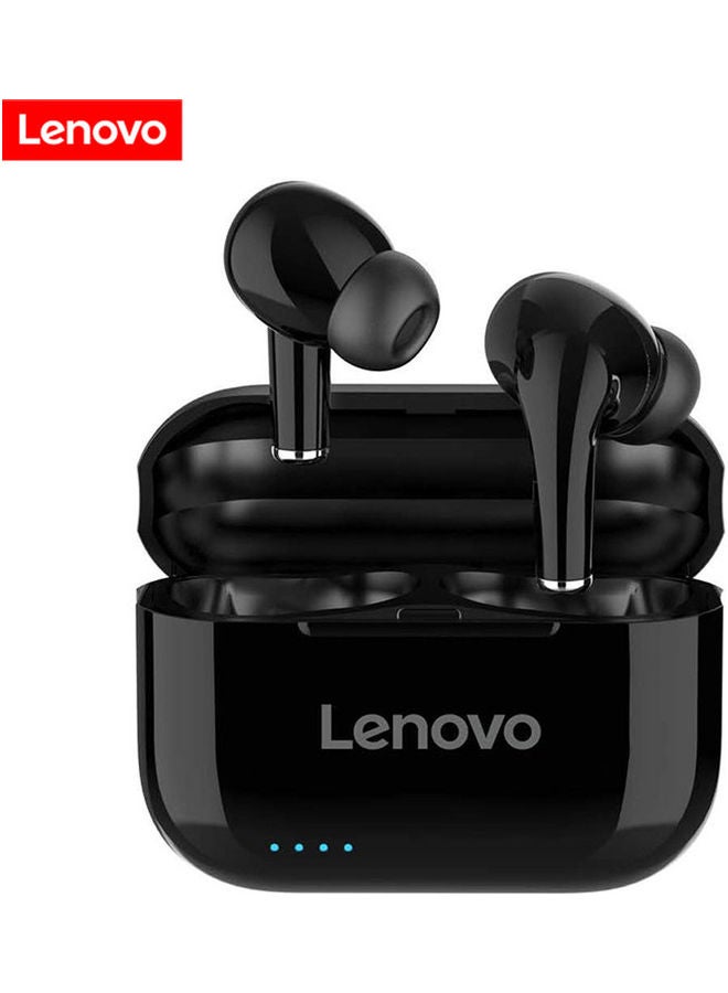 Lenovo LP1S TWS Bluetooth In-Ear Earbuds With Mic Black - Image 1