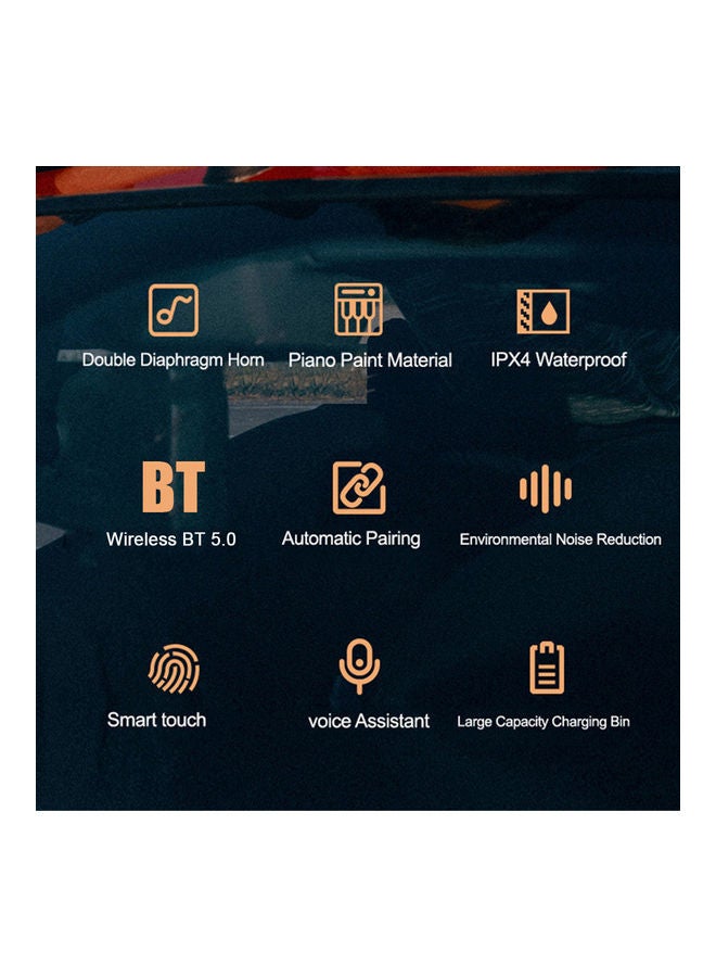 Lenovo LP1S TWS Bluetooth In-Ear Earbuds With Mic Black - Image 4