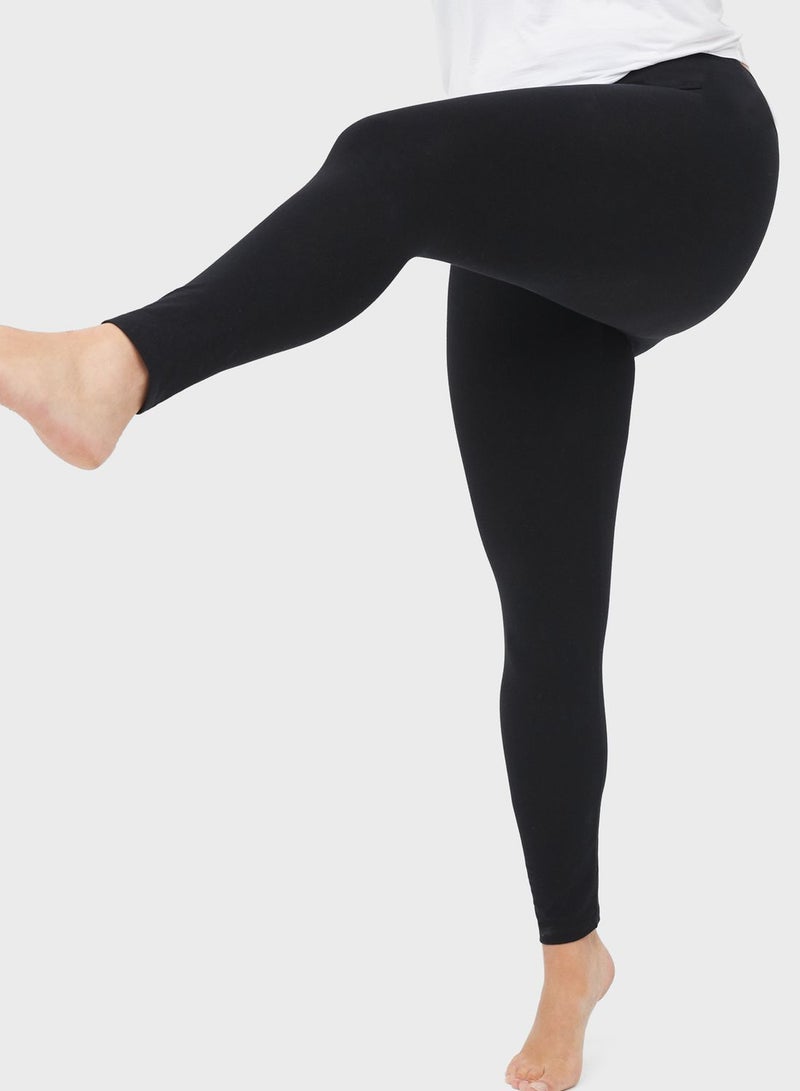 Aerie - Solid High Waist Leggings Black - Image 1