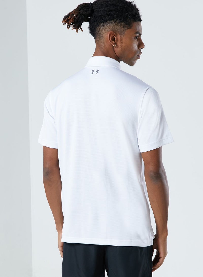 UNDER ARMOUR - Tech Polo White - Image 1