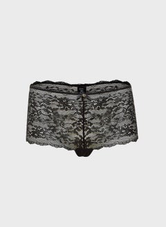 Boux Avenue Lace Detail Brief Black  - Image 1