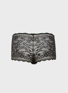 Boux Avenue Lace Detail Brief Black  - Image 2