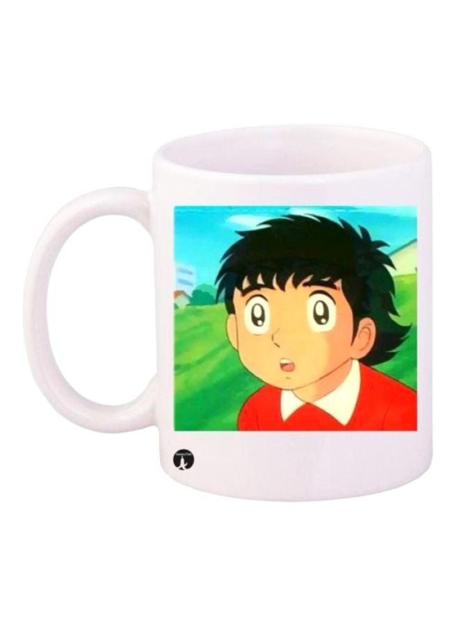 BP Captain Majid Printed Mug White/Green/Black