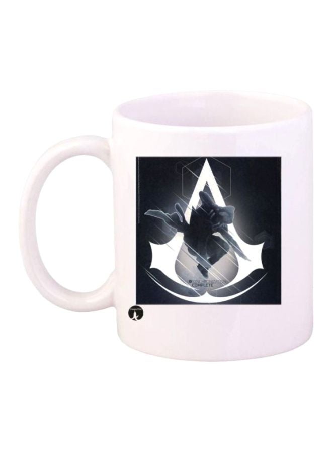 Printed Coffee Mug White/Black