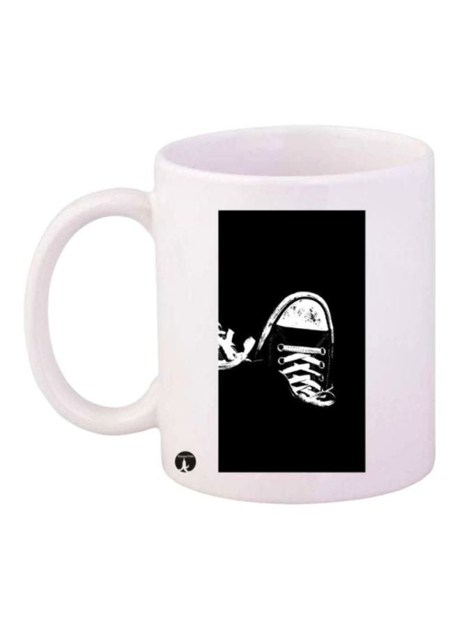 BP Shoe Printed Mug White/Black 
