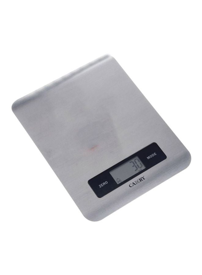 CAMRY - Digital Kitchen Food Weight Scale Silver 21.8x16.9x1.3cm - Image 1