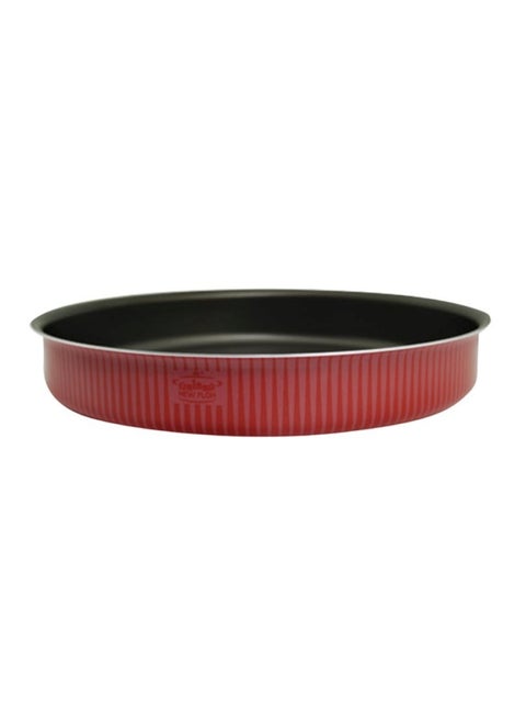 Round Bakeware Pan Red/Black 28centimeter
