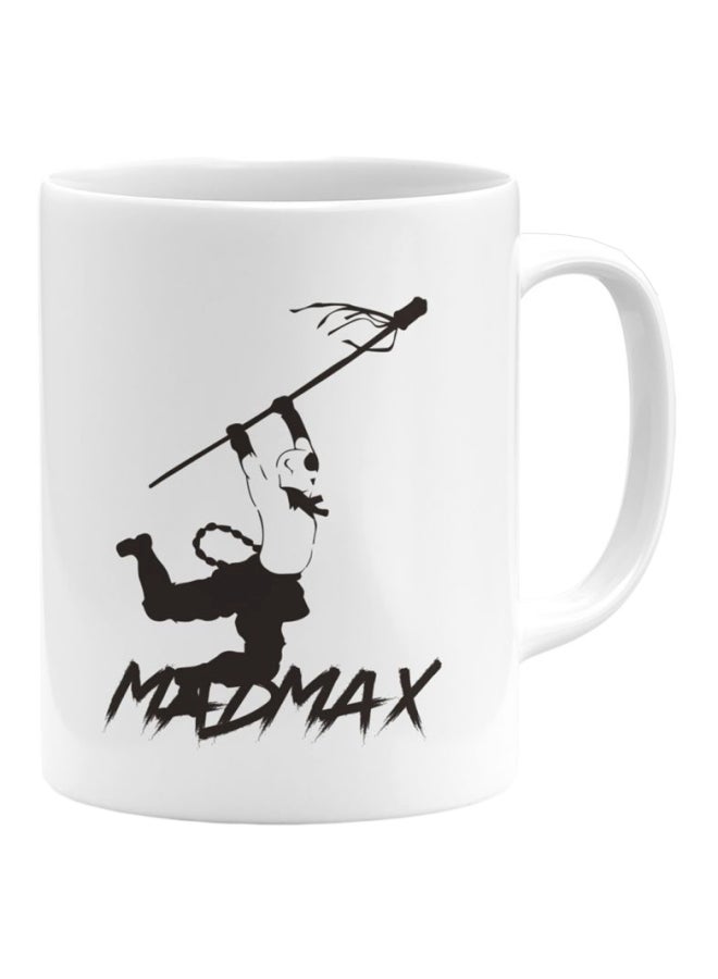 LOUD UNIVERSE Best Scene Movie Mad Max Ceramic Coffee Mug White/Black  - Image 1