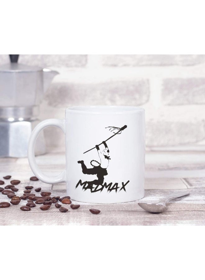 LOUD UNIVERSE Best Scene Movie Mad Max Ceramic Coffee Mug White/Black  - Image 3