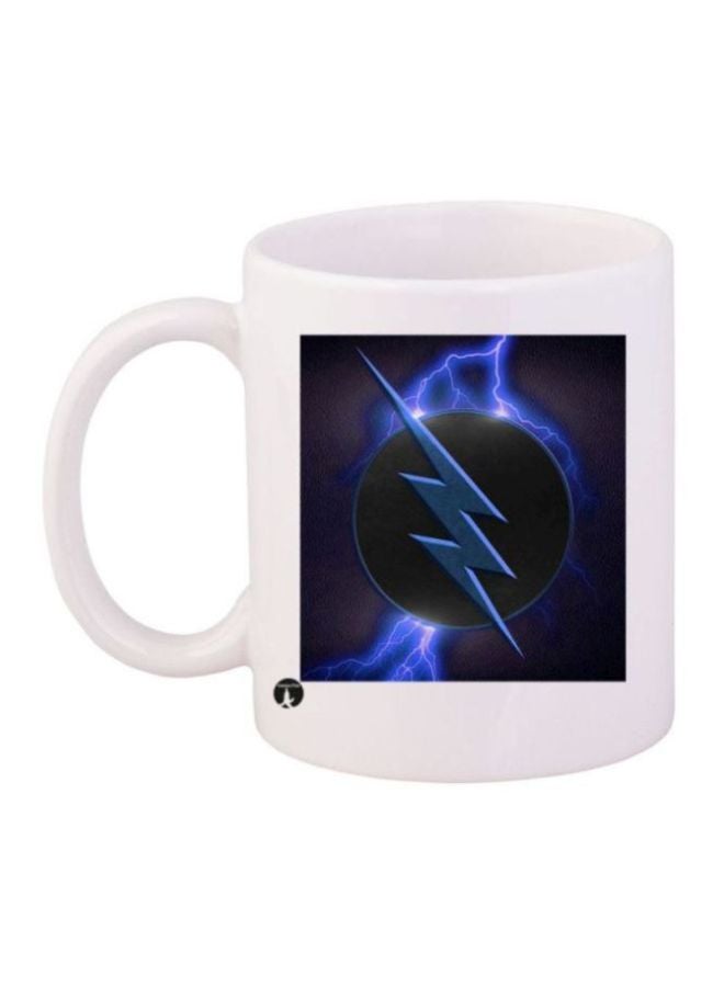 BP The Flash Character Printed Coffee Mug White/Blue/Black