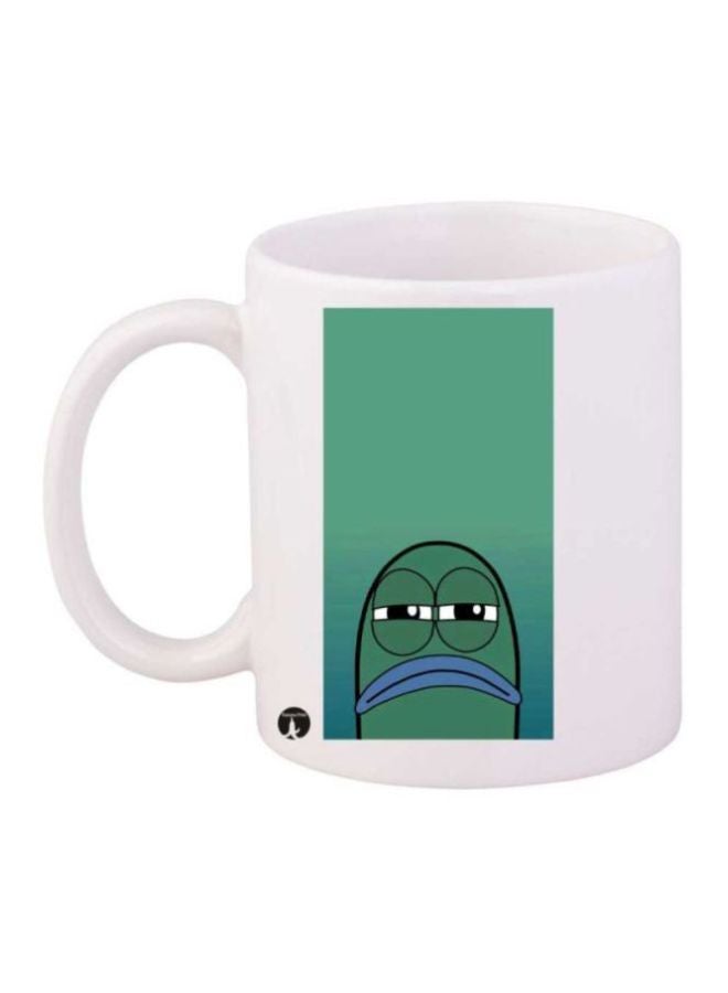 BP Printed Coffee Mug White/Green/Black