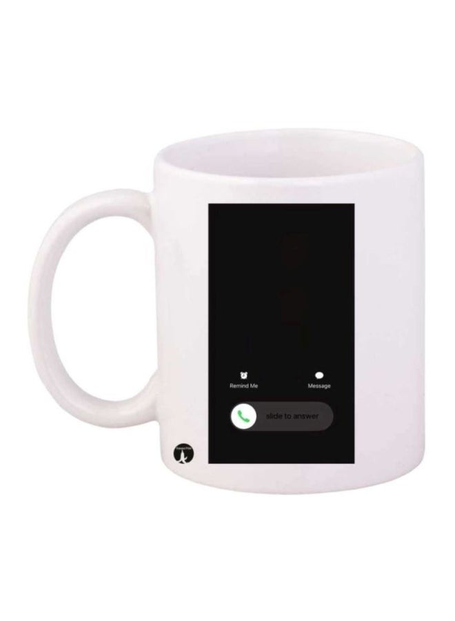 A Phone Printed Mug White/Black