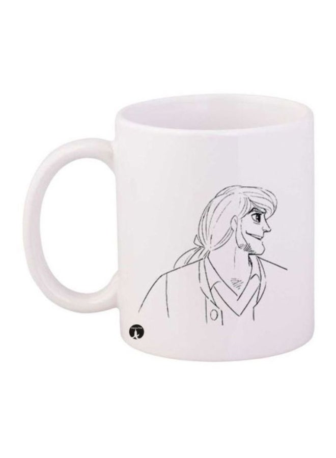 Anime Jazeerat Al Kanz Printed Mug White/Black