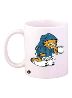 Garfield Printed Coffee Mug White/Blue/Yellow - v1603902883/N31479136A_1