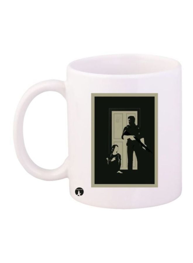 The Last Of Us Printed Coffee Mug White/Black/Grey