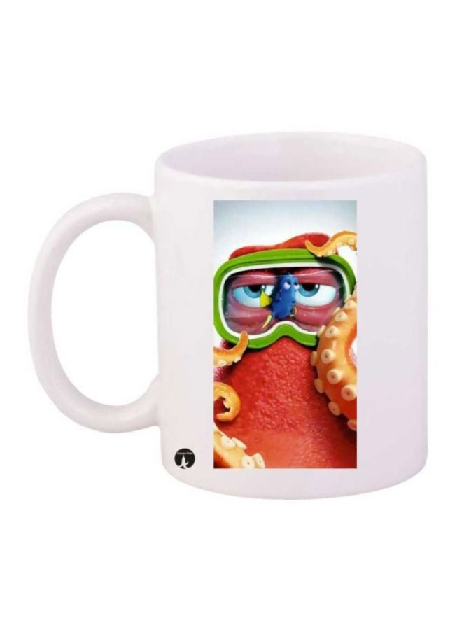 بي بي مج قهوة مزين بطبعة مستوحاة من فيلم "Finding Dory" أبيض/أحمر/أزرق