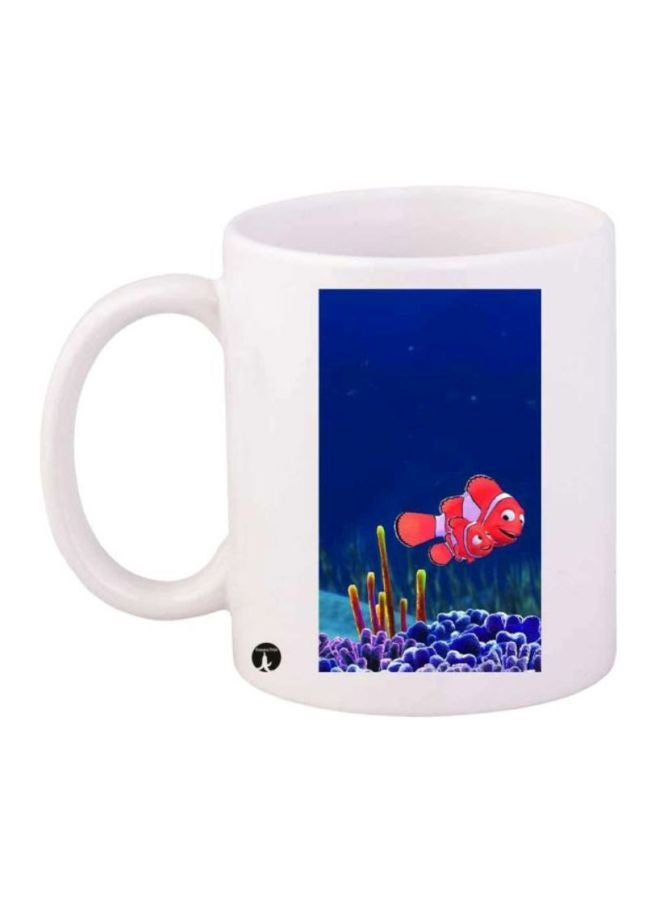 BP Finding Nemo Printed Coffee Mug White/Blue/Red