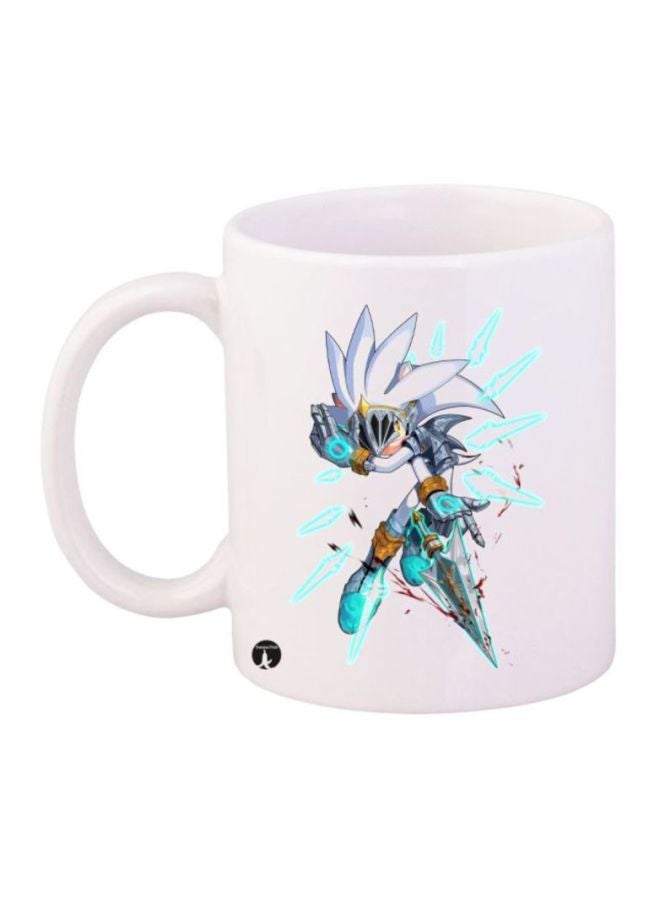 BP Sonic Printed Coffee Mug White/Blue/Yellow