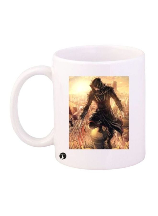 BP Assassin's Creed Character Printed Coffee Mug White/Yellow