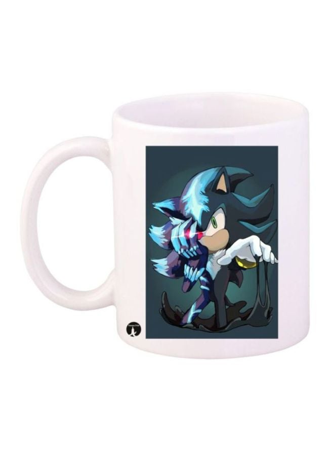 BP Sonic Printed Coffee Mug White/Black/Blue