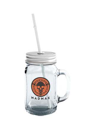 Quote Movie Mad Max Glass Mason Jar With Lid And Straw Clear/Silver/Orange - v1603903008/N22720873A_1