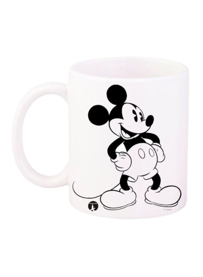 BP Disney Character Mickey Mouse Coffee Mug White/Black