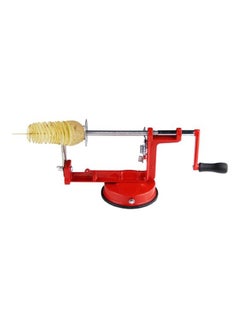 KM Potato Slicer Spiral Cutter Red/Silver/Black  - Image 3