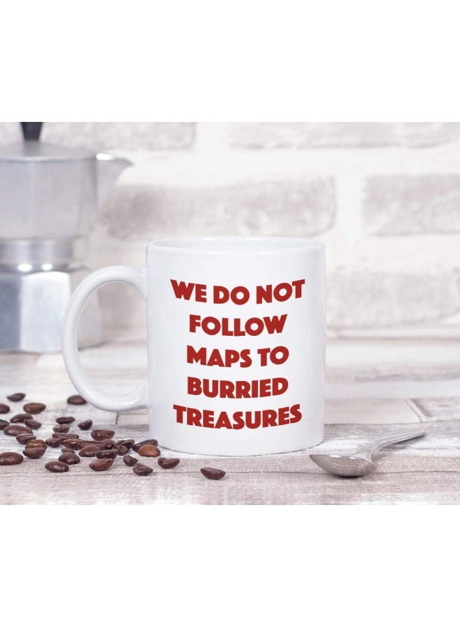 LOUD UNIVERSE Ceramic Coffee Mug White/Red  - Image 3
