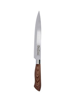 DELCASA Slicer Knife Brown/Silver 8inch  - Image 1