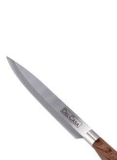 DELCASA Slicer Knife Brown/Silver 8inch  - Image 4