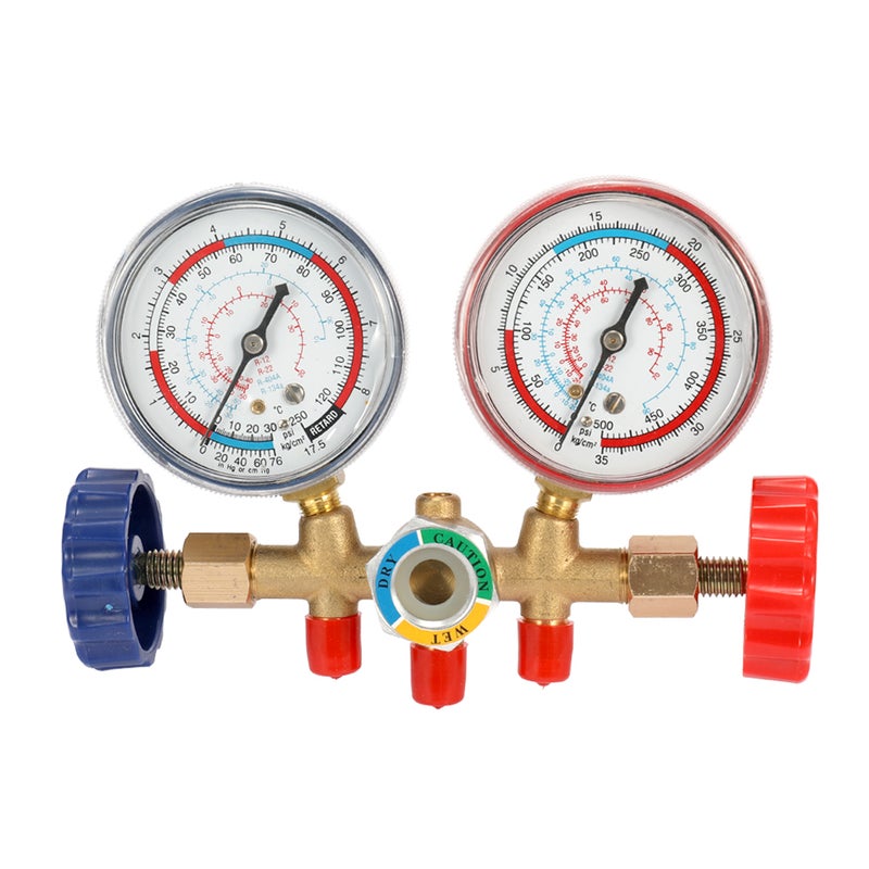 Refrigerant Air Conditioner Gauge With Hose And Hook Tool multicolor 23.00X9.50X17.50cm  - Image 3