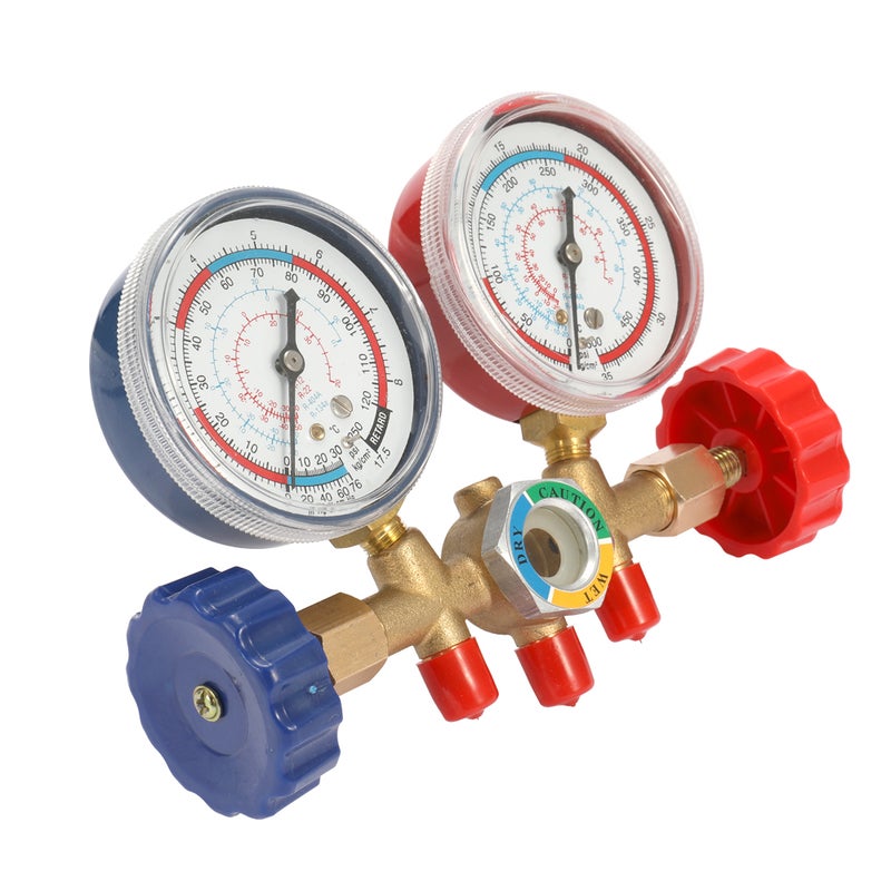 Refrigerant Air Conditioner Gauge With Hose And Hook Tool multicolor 23.00X9.50X17.50cm  - Image 2