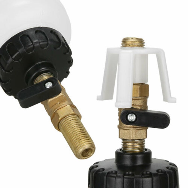 1.75L Pneumatic Brake Fluid Bleeder Kit Automobile Air Extractor Pump Oil Bleeding Tool White 27.00X13.00X21.00cm - Image 3