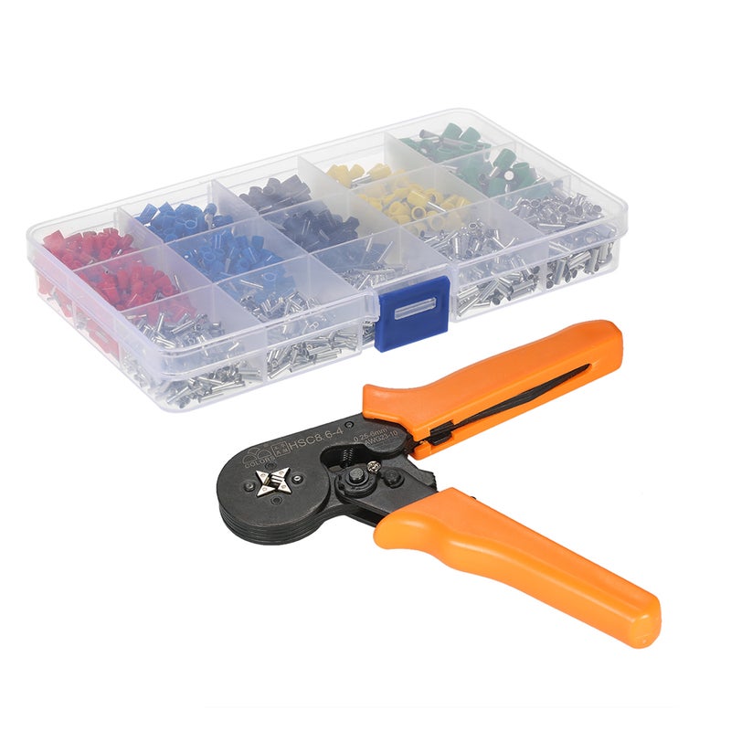 Cable Wire Crimping Plier Tool multicolor 18.00X4.00X10.00cm  - Image 1