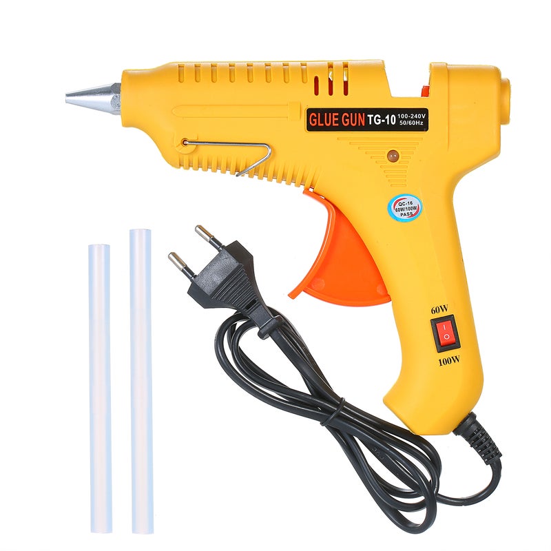 Generic Multifunctional Adjustable Melt Glue Gun Machine Yellow 27.50X4.50X22.00cm  - Image 1