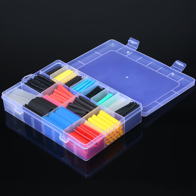 Generic - 580-Piece Assorted Sleeving Wrap Wire Cable Kit multicolor 19.50X3.50X13.00cm - Image 1