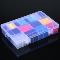 Generic 580-Piece Assorted Sleeving Wrap Wire Cable Kit multicolor 19.50X3.50X13.00cm  - Image 2