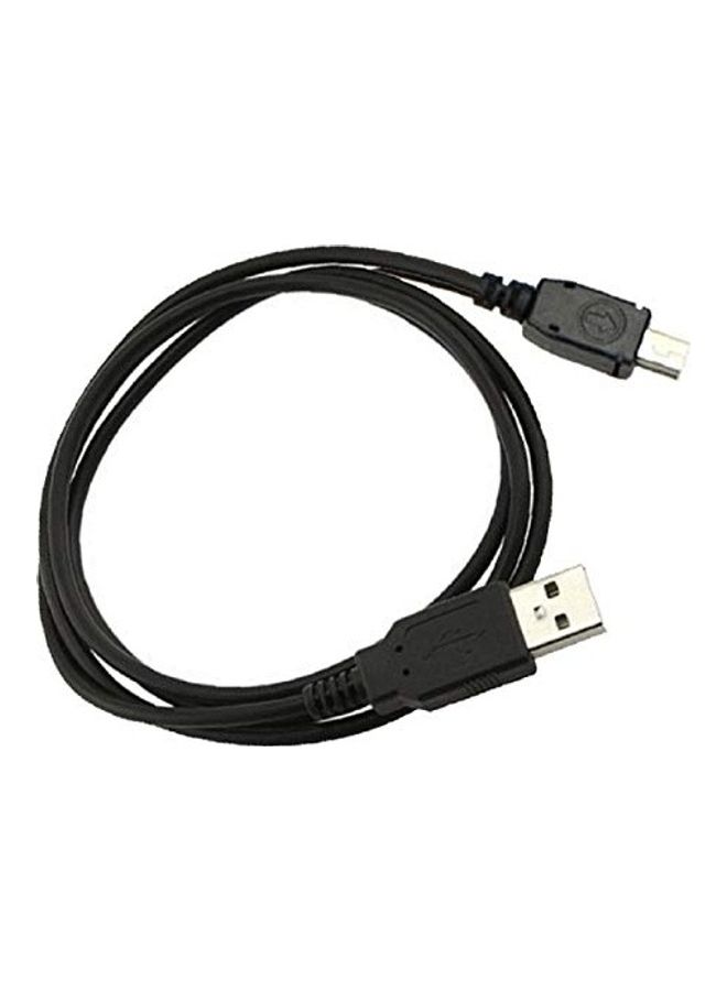 UPBRIGHT - USB Data Lead Cable Cord Compatible With Navman Mio Moov S300 Nav GPS Black - Image 1