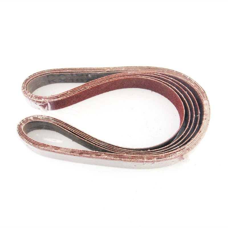 10-Piece Abrasive Sanding Belt Brown 10.00X5.00X5.00cm  - Image 4