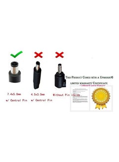 UPBRIGHT 19.5V 3.34A 65W AC/DC Adapter Replacement for Dell AA65NM121 LPS AA65NM1121 Laptop Notebook PC 19.5 V 3.34 A 65 W Power Supply Cord Battery Charger (w/OD 7.4mm Big Tip. NOT 4.5mm Small end) Black  - Image 4