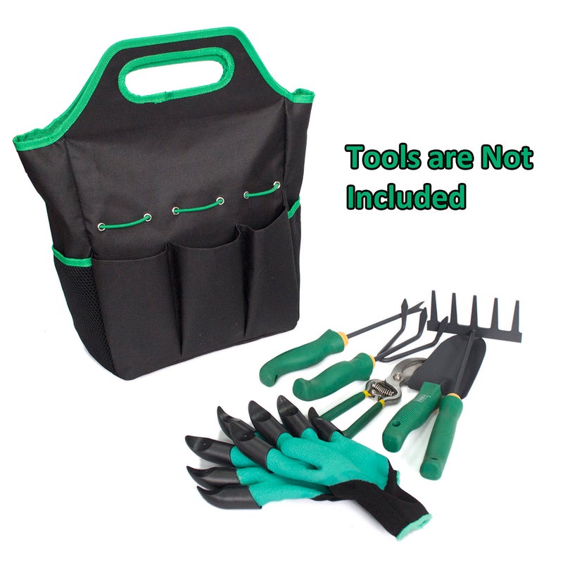 Portable Tool Storage Bag Pouch Black /Green 36.00X4.50X13.50cm - Image 1