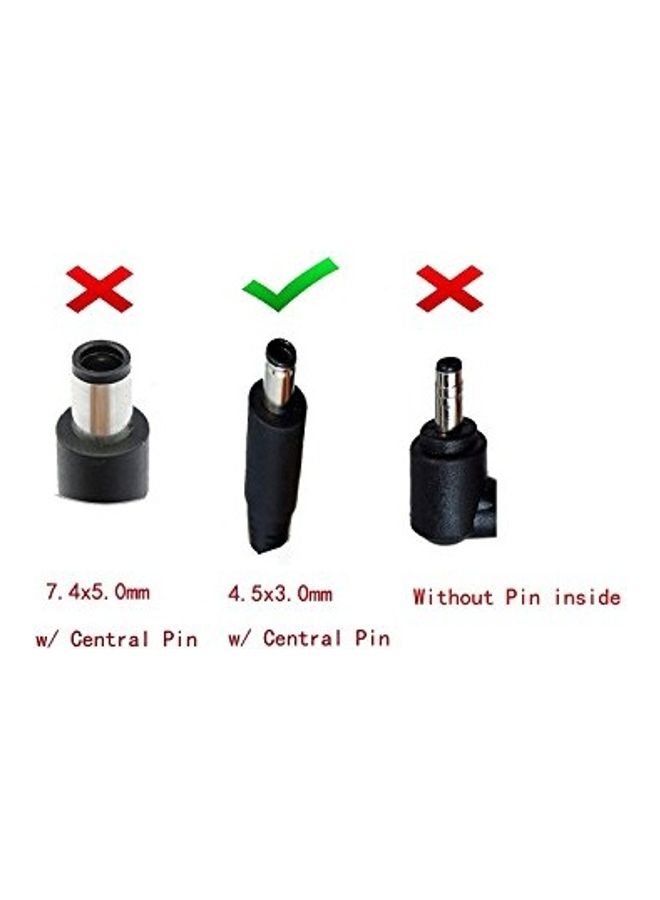 UPBRIGHT AC Adapter Compatible for Dell Inspiron 15 5558 Inspiron P30E P29G P89G P70F P35E P32E P63F P76G Laptop Power Supply Adapter Cord Black - Image 4