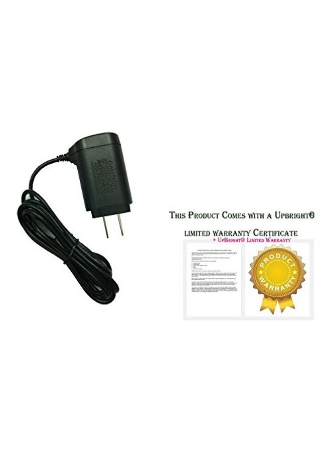 UPBRIGHT - 6.5V AC/DC Adapter Compatible with Panasonic Telephone PQLV205 PQLV207 PQLV209 PQLV219 KX-TGA660 KX-TG6591T KX-TG6544 KX-TG6422 KX-TG6534 Cordless Phone Power Supply Cord Charger 4.8 x 1.7 mm Black - Image 1