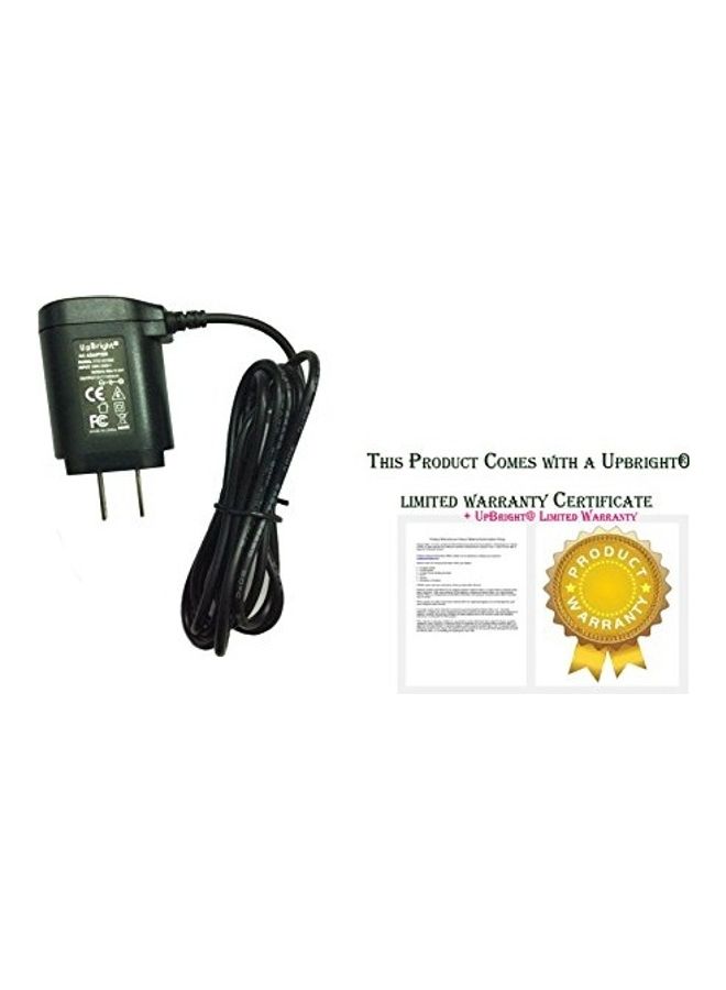 UPBRIGHT - 6.5V AC/DC Adapter Compatible with Panasonic Telephone PQLV205 PQLV207 PQLV209 PQLV219 KX-TGA660 KX-TG6591T KX-TG6544 KX-TG6422 KX-TG6534 Cordless Phone Power Supply Cord Charger 4.8 x 1.7 mm Black - Image 1