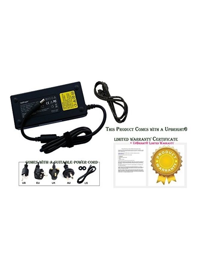 UPBRIGHT - AC/DC Adapter For Clevo W870CU W860CU-PS1 W860CU-3D Black - Image 1
