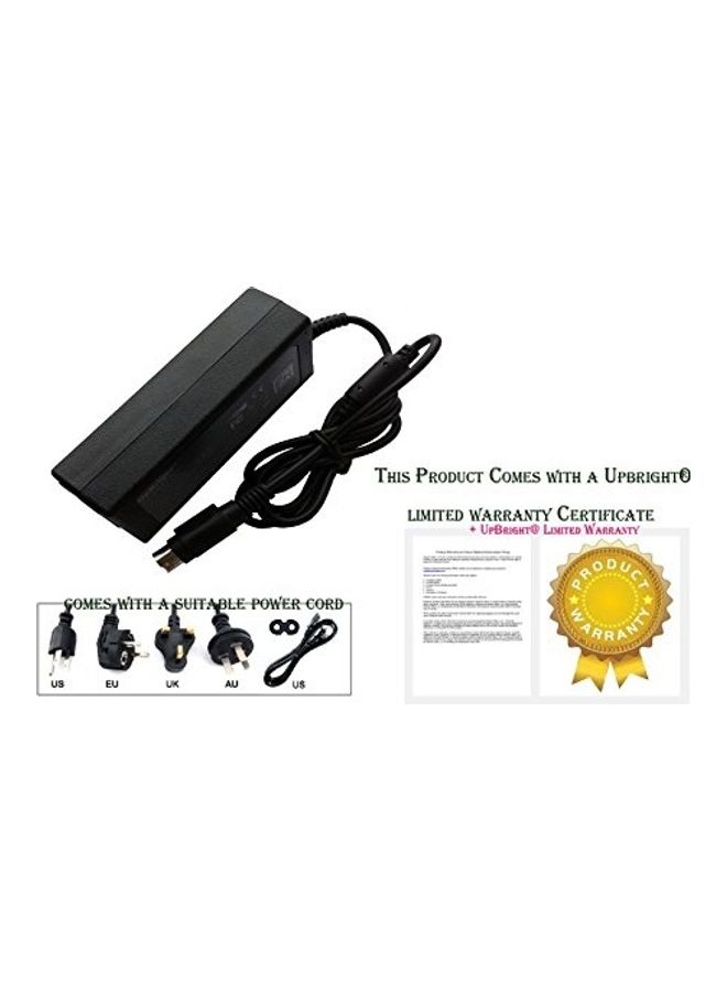UPBRIGHT - 4-Pin AC/DC Adapter Replacement for NUMARK HDMIX HD Mix PRO DJ CD Mixer System Power Supply (w/one 12V O/P. NOT Two 12V and 5V O/P & 4 Hole. NOT +12V/-12V Output. NOT fit Numark MixDeck.) Black - Image 1