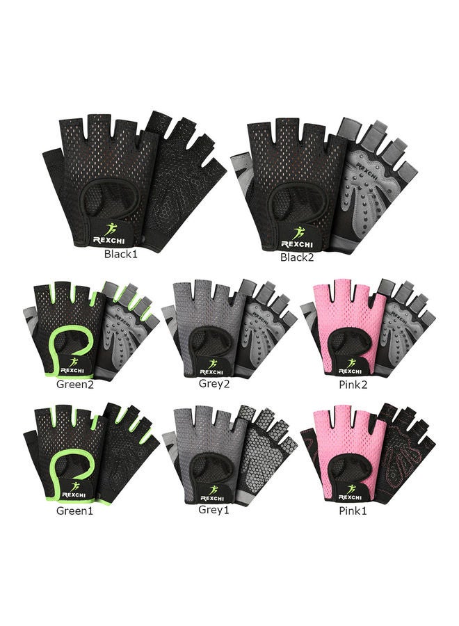 Men Women Cycling Gloves Half-Finger Breathable Wearproof Non-Slip Weightlifting Climbing Fitness Gloves 0.05kg - Image 5